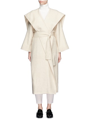 Main View - Click To Enlarge - THE ROW - 'Lanja' oversize shawl lapel belted coat