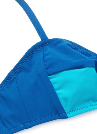 Detail View - Click To Enlarge - ARAKS - 'Yanelis' colourblock bikini top