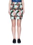 Main View - Click To Enlarge - EMILIO PUCCI - Patchwork lips lace pencil skirt