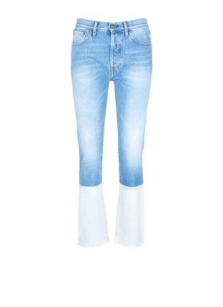 Main View - Click To Enlarge - PORTS 1961 - Dipped hem whiskered jeans