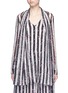 Main View - Click To Enlarge - LANVIN - Stripe floral print silk blouse