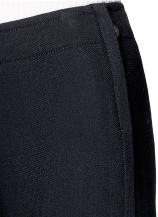 Detail View - Click To Enlarge - HELMUT LANG - Ramie crepe wide flare pants