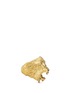 Figure View - Click To Enlarge - ELA STONE - Lion head brass ring