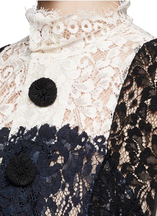 Detail View - Click To Enlarge - TOGA ARCHIVES - Lace panel dress