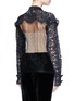 Back View - Click To Enlarge - TOGA ARCHIVES - Satin sash mix lace shirt