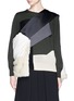 Detail View - Click To Enlarge - TOGA ARCHIVES - Notched lapel cropped faux fur jacket