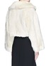 Back View - Click To Enlarge - TOGA ARCHIVES - Notched lapel cropped faux fur jacket