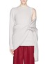 Main View - Click To Enlarge - TOGA ARCHIVES - Asymmetric wrap layer wool sweater