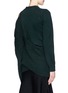Back View - Click To Enlarge - TOGA ARCHIVES - Asymmetric wrap layer wool sweater
