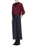 Figure View - Click To Enlarge - TOGA ARCHIVES - Raffia insert wool cardigan