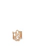 Main View - Click To Enlarge - REPOSSI - 'White Noise' 18k rose gold ring