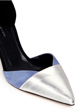 Detail View - Click To Enlarge - FABIO RUSCONI - 'Felipe' mixed d'Orsay pumps