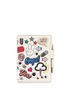 Figure View - Click To Enlarge - ANYA HINDMARCH - 'Stickered-Up' leather bound two-way A5 journal