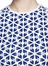 Detail View - Click To Enlarge - ALEXANDER MCQUEEN - Floral cloqué jacquard knit top