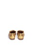 Back View - Click To Enlarge - LANVIN - Metallic brocade fringe loafers