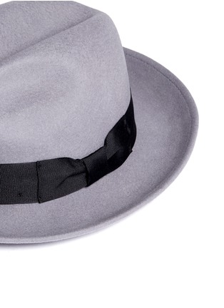 Detail View - Click To Enlarge - SENSI STUDIO - Bow band fedora hat
