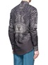 Back View - Click To Enlarge - ALEXANDER MCQUEEN - Snakeskin print cotton shirt