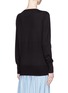 Back View - Click To Enlarge - MARKUS LUPFER - Candy stripe sequin Lara lip sweater