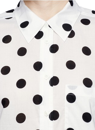 Detail View - Click To Enlarge - EQUIPMENT - Reese dot print cotton shirt