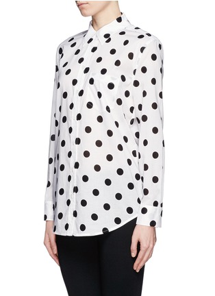 Front View - Click To Enlarge - EQUIPMENT - Reese dot print cotton shirt