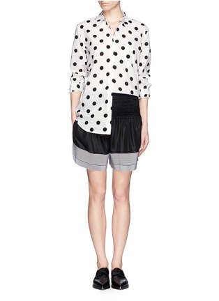 Figure View - Click To Enlarge - EQUIPMENT - Reese dot print cotton shirt