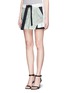 Front View - Click To Enlarge - OPENING CEREMONY - Contrast-panel jacquard skirt