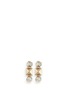 Main View - Click To Enlarge - VALENTINO GARAVANI - Stud and strass earrings