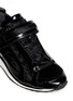 Detail View - Click To Enlarge - PIERRE HARDY - Fur front sneakers