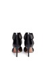 Back View - Click To Enlarge - AQUAZZURA - 'Blondie' stud mesh perforated leather pumps