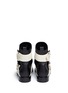 Back View - Click To Enlarge - PIERRE HARDY - Colourblock double buckle ankle boots
