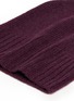 Detail View - Click To Enlarge - ANN DEMEULEMEESTER - Rib knit cashmere beanie