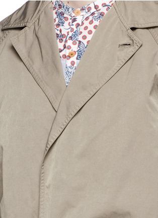 Detail View - Click To Enlarge - KOLOR - Half belt twill coat