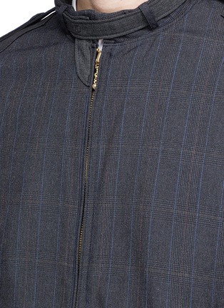 Detail View - Click To Enlarge - KOLOR - Check plaid blouson jacket