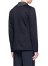 Back View - Click To Enlarge - KOLOR - Colourblock cotton jersey soft blazer