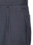 Detail View - Click To Enlarge - KOLOR - Glen plaid crossover front pleated pants