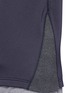 Detail View - Click To Enlarge - KOLOR - Ribbed trim French terry sweatshirt