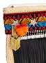 Detail View - Click To Enlarge - VENNA - 'Merci' leather fringe tribal embroidered raffia crossbody bag