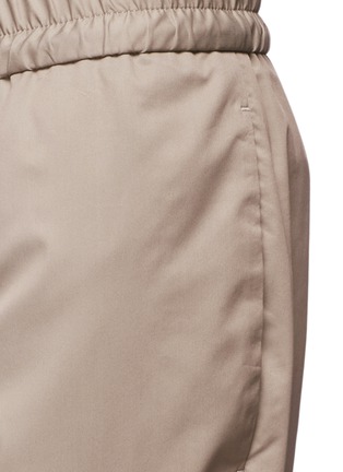 Detail View - Click To Enlarge - TOMORROWLAND - Drawstring waist taffeta jogging pants