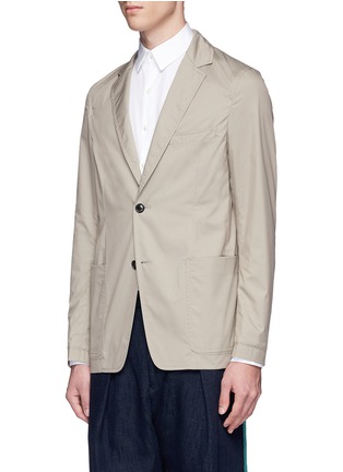 Front View - Click To Enlarge - TOMORROWLAND - Cotton blend soft blazer