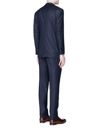 Front View - Click To Enlarge - TOMORROWLAND - Check plaid Summer Wish® wool-silk suit