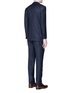 Front View - Click To Enlarge - TOMORROWLAND - Check plaid Summer Wish® wool-silk suit