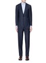 Main View - Click To Enlarge - TOMORROWLAND - Check plaid Summer Wish® wool-silk suit