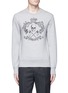 Main View - Click To Enlarge - ALEXANDER MCQUEEN - Skull crest print organic cotton sweatshirt