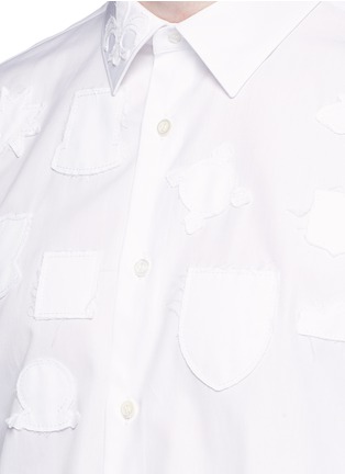 Detail View - Click To Enlarge - ALEXANDER MCQUEEN - Assorted icon patch cotton shirt