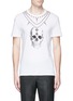 Main View - Click To Enlarge - ALEXANDER MCQUEEN - Skull necklace print organic cotton T-shirt