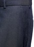 Detail View - Click To Enlarge - ALEXANDER MCQUEEN - Tailored wool-mohair denim pants