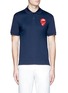 Main View - Click To Enlarge - ALEXANDER MCQUEEN - Skull embroidered polo shirt