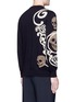 Back View - Click To Enlarge - ALEXANDER MCQUEEN - Skull paisley intarsia wool-cashmere sweater