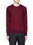 Main View - Click To Enlarge - ALEXANDER MCQUEEN - Skull patch cashmere sweater