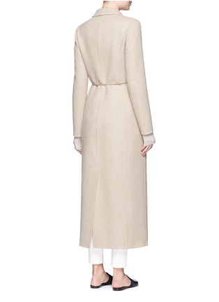 Back View - Click To Enlarge - THE ROW - 'Bieden' braided tie waist cashmere coat